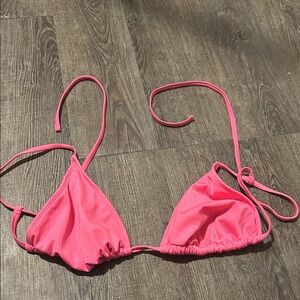 Wild Fable Bright Pink Bikini Top